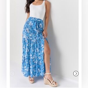 Lillia Printed Maxi Skirt